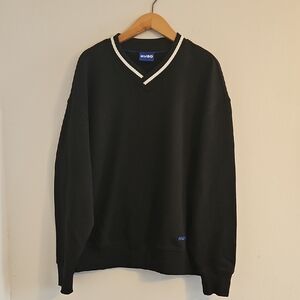 Hugo Black V-Neck Men's Sweater